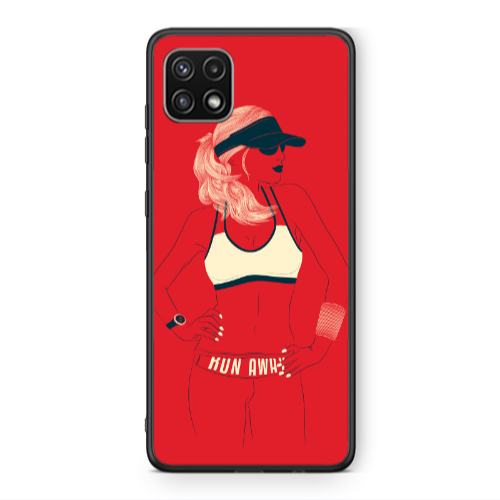 Samsung A22 5G Run away Black Glossy Θήκη
