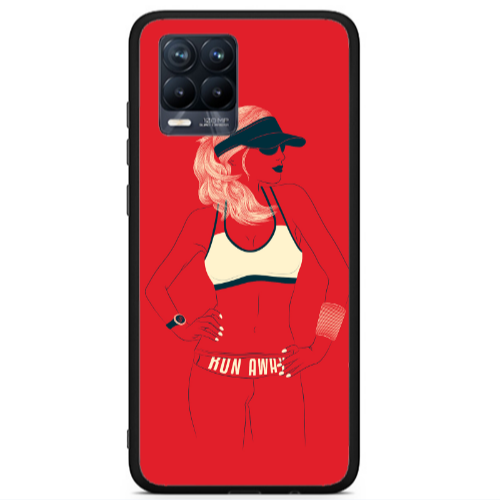 Realme 8 i Run away Black Glossy Θήκη