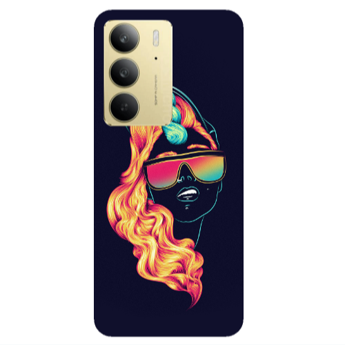 Realme C 75 Horn style Transparent Silicone TPU Θήκη