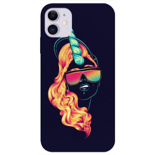 Apple iPhone 11  Horn style Transparent Silicone TPU Θήκη