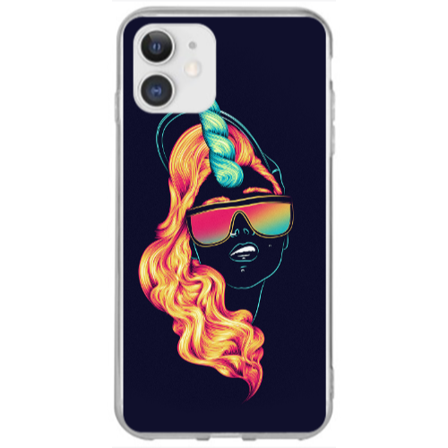 Apple iPhone 12 Horn style Transparent Silicone TPU Θήκη
