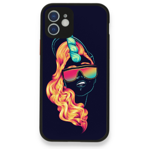 Apple iPhone 12 Horn style Black Glossy Θήκη