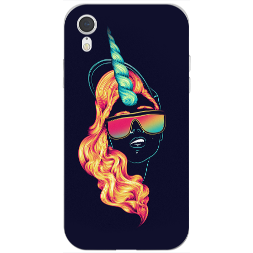 Apple iPhone Xr Horn style Transparent Silicone TPU Θήκη