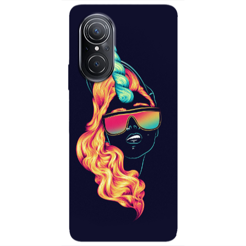 Huawei Nova 9 SE Horn style Transparent Silicone TPU Θήκη