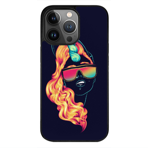 Apple iPhone 13 Pro Horn style Black Glossy Θήκη