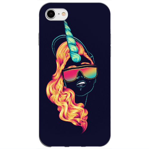 Apple iPhone 7 Horn style Transparent Silicone TPU Θήκη