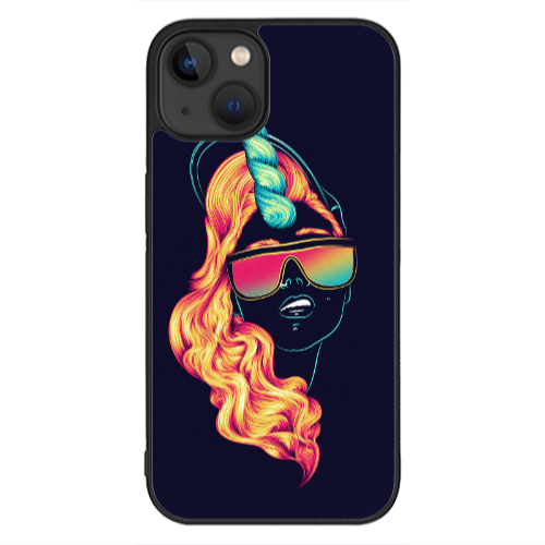 Apple iPhone 13 Mini Horn style Black Glossy Θήκη
