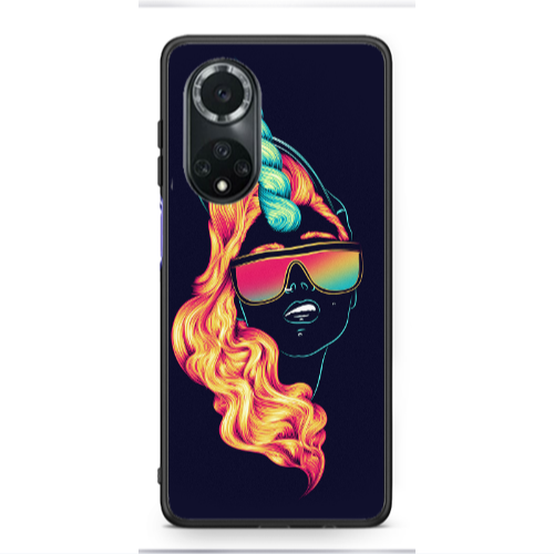 Huawei Nova 9 Horn style Black Glossy Θήκη