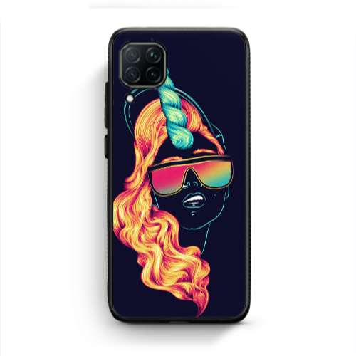 Huawei P40 Lite Horn style Black Glossy Θήκη