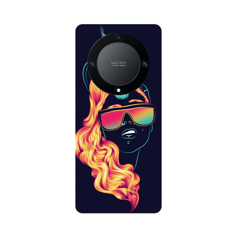 Honor Magic5 Lite 5G Horn style Transparent Silicone TPU Θήκη