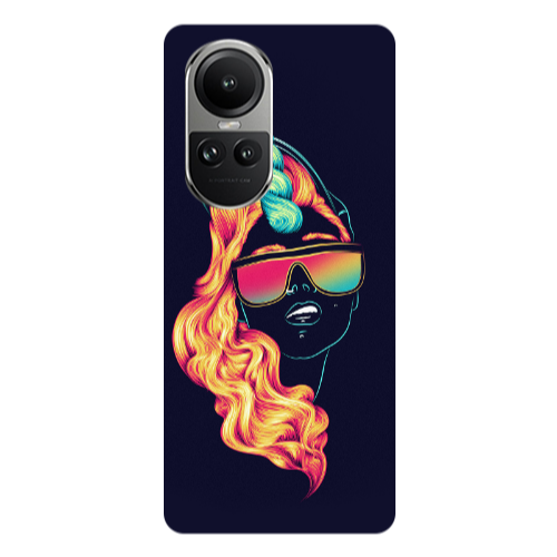 Oppo Reno10 5G Horn style Transparent Silicone TPU Θήκη