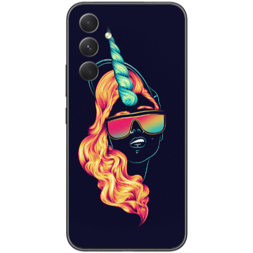 Samsung Galaxy A25 Horn style Transparent Silicone TPU Θήκη