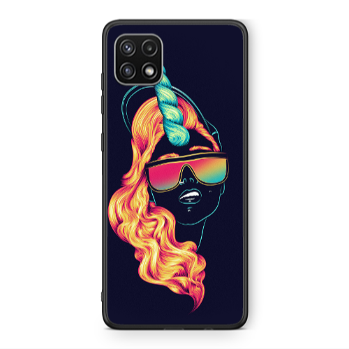Samsung A22 5G Horn style Black Glossy Θήκη