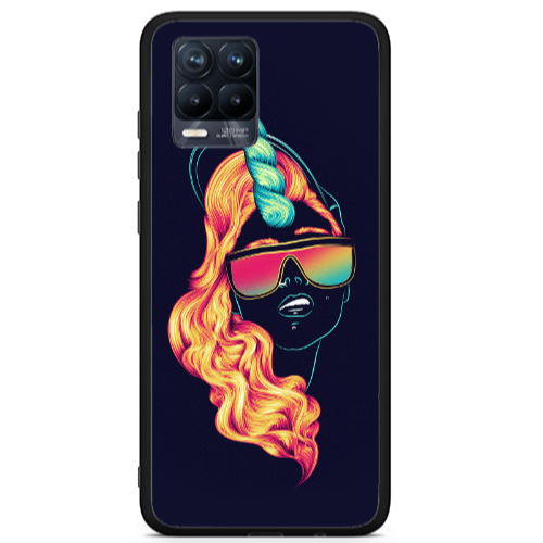 Realme 8 i Horn style Black Glossy Θήκη