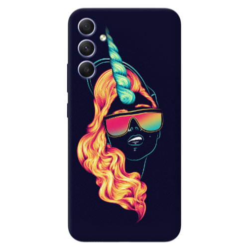 Samsung A25 Horn style Transparent Silicone TPU Θήκη