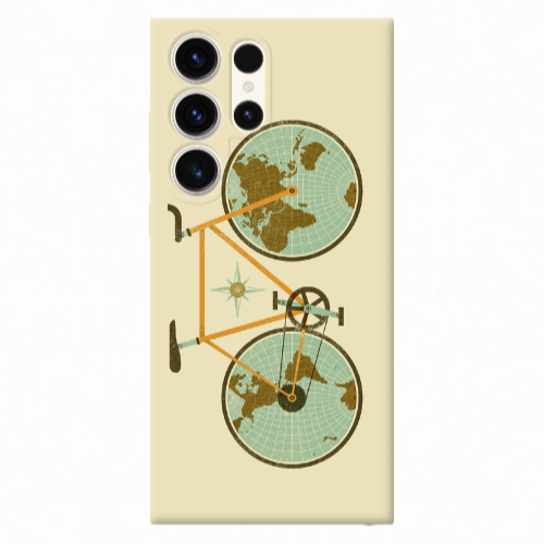 Samsung S25 Ultra Bike map Transparent Silicone TPU Θήκη