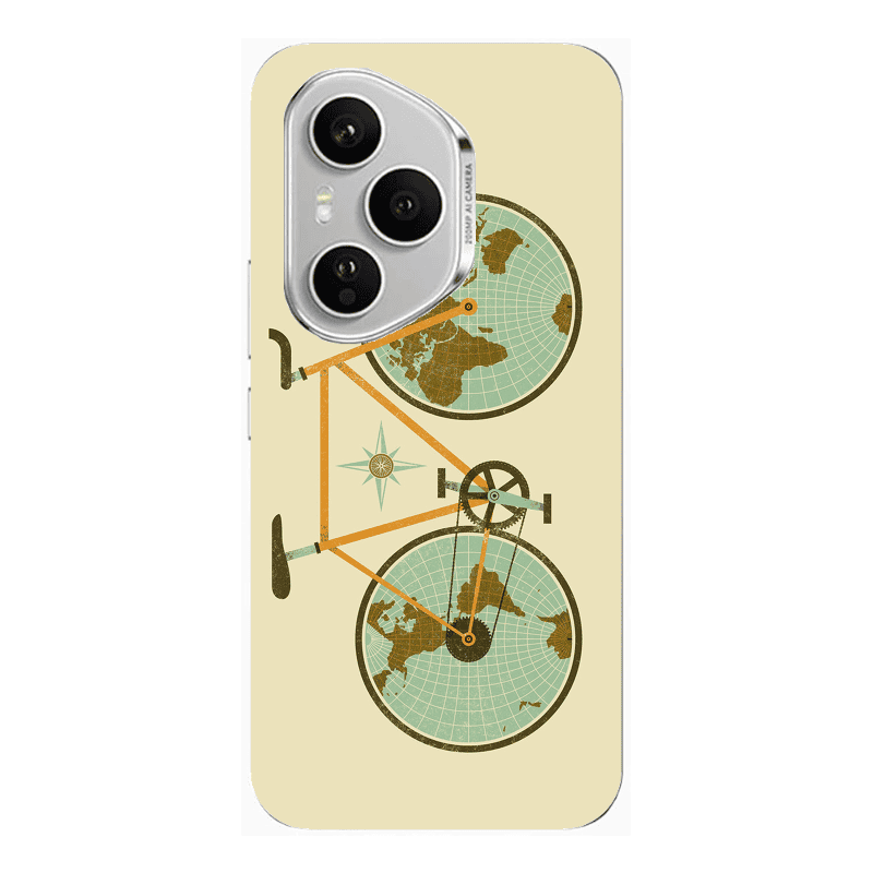 Honor Magic 400 Pro Bike map Transparent Silicone TPU Θήκη