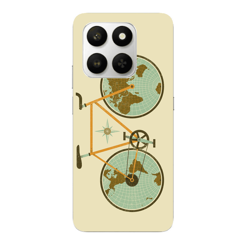 Honor Magic 400 Smart Bike map Transparent Silicone TPU Θήκη