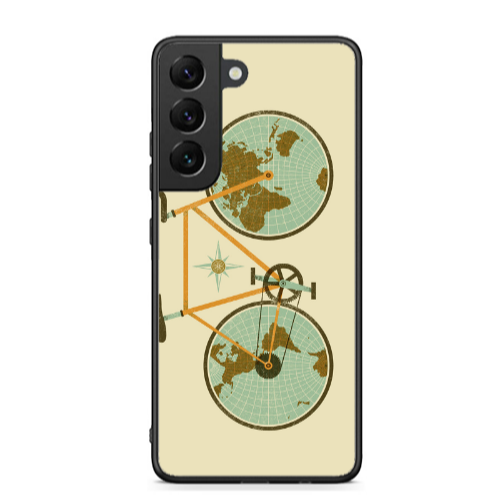 Samsung S22 Plus Bike map Black Glossy Θήκη