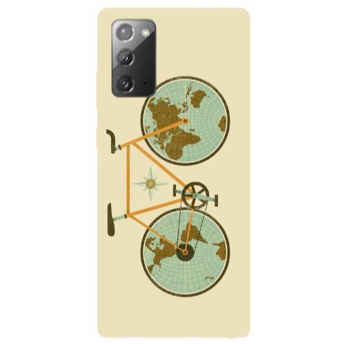 Samsung Note 20 Bike map Transparent Silicone TPU Θήκη