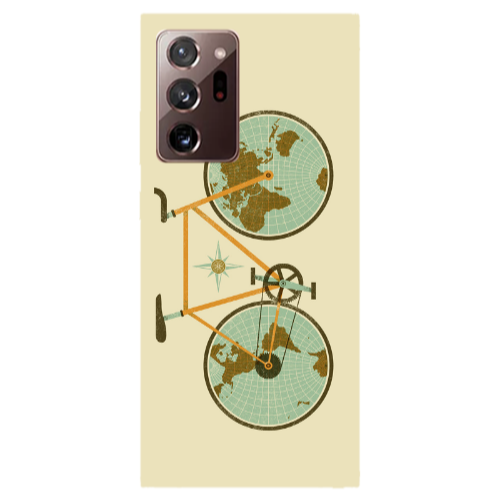 Samsung Note 20 Ultra Bike map Transparent Silicone TPU Θήκη