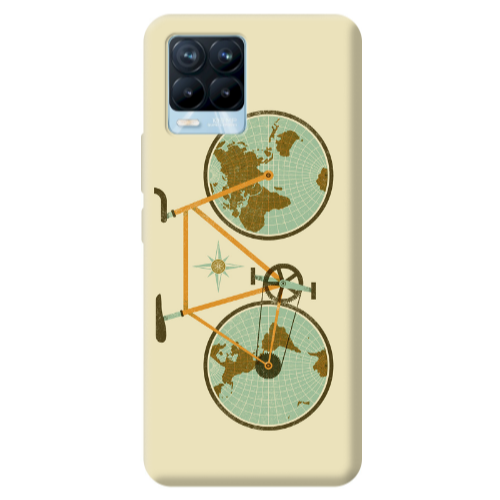 Realme 8 Pro Bike map Transparent Silicone TPU Θήκη