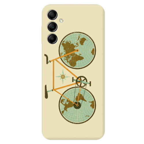 Samsung A24 Bike map Transparent Silicone TPU Θήκη