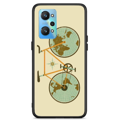 Realme Gt Neo 2 Bike map Black Glossy Θήκη