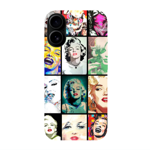 Apple Iphone 16 plus Marilyn Monroe Transparent Silicone TPU Θήκη