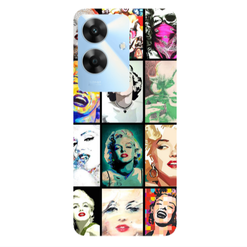 Realme Note 60 Marilyn Monroe Transparent Silicone TPU Θήκη