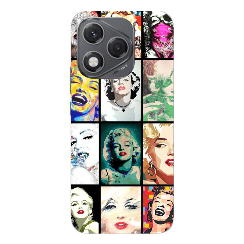 Honor 400 Lite Marilyn Monroe Transparent Silicone TPU Θήκη