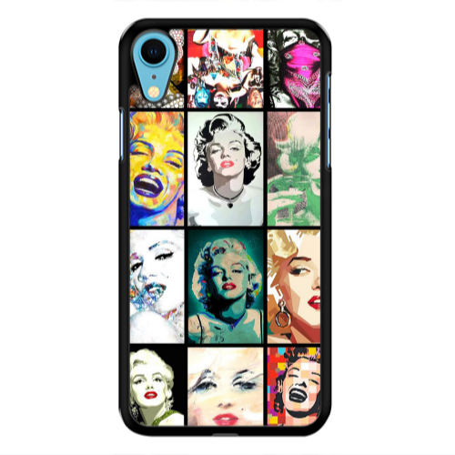 Apple iPhone Xr Marilyn Monroe Black Glossy Θήκη