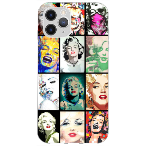 Apple iPhone 13 Pro Max Marilyn Monroe Transparent Silicone TPU Θήκη