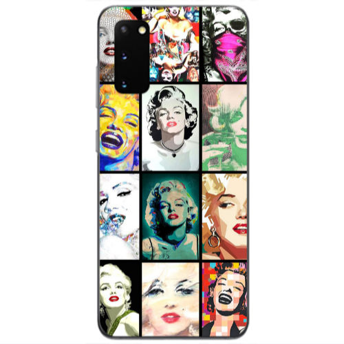 Samsung S20 Marilyn Monroe Transparent Silicone TPU Θήκη
