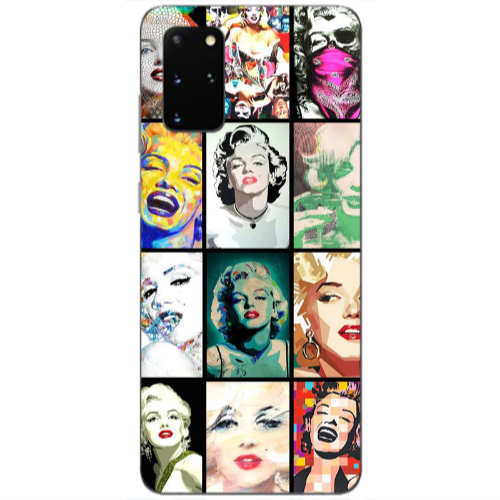 Samsung S20 Plus Marilyn Monroe Transparent Silicone TPU Θήκη