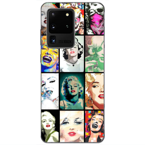 Samsung S20 Ultra Marilyn Monroe Transparent Silicone TPU Θήκη