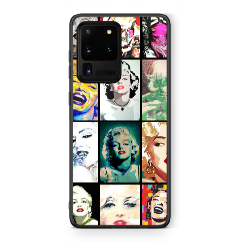 Samsung S20 Ultra Marilyn Monroe Black Glossy Θήκη