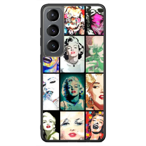Samsung S21 Ultra Marilyn Monroe Black Glossy Θήκη