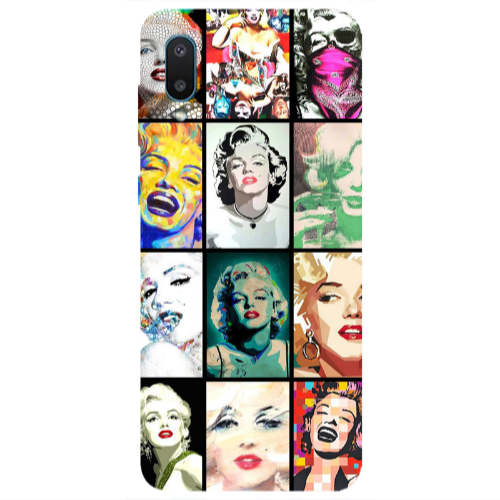 Samsung A02 Marilyn Monroe Transparent Silicone TPU Θήκη