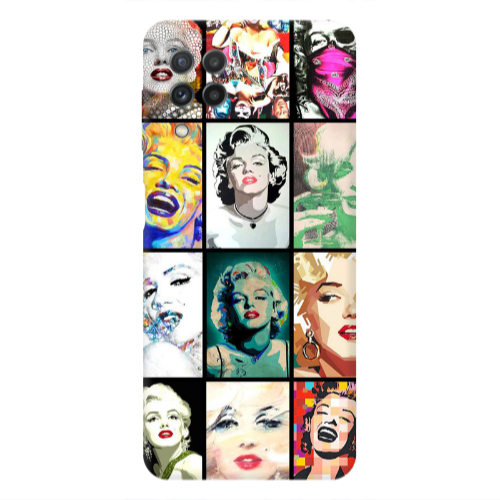 Samsung A22 4G Marilyn Monroe Transparent Silicone TPU Θήκη