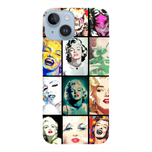 Apple iPhone 14  Marilyn Monroe Transparent Silicone TPU Θήκη