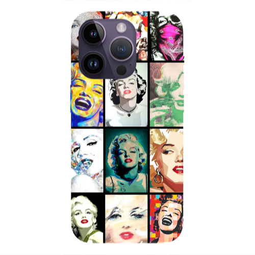 Apple iPhone 14 Pro  Marilyn Monroe Transparent Silicone TPU Θήκη