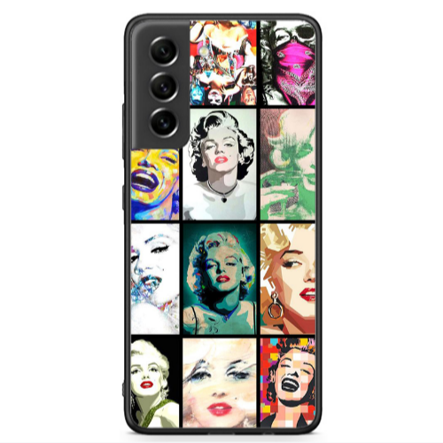Samsung S21 FE Marilyn Monroe Black Glossy Θήκη