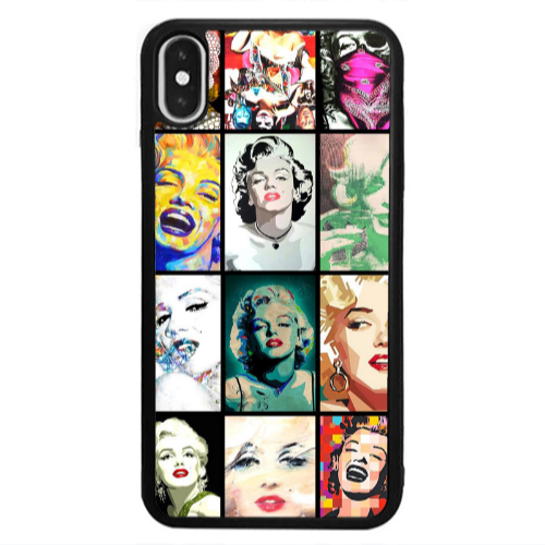 Apple iPhone Xs Max Marilyn Monroe Black Glossy Θήκη