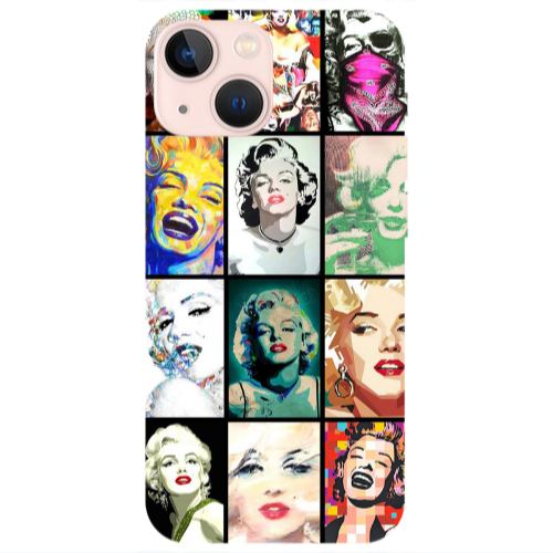 Apple iPhone 13 Mini Marilyn Monroe Transparent Silicone TPU Θήκη