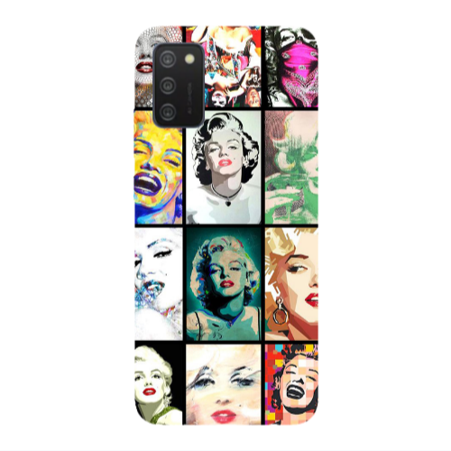 Samsung A03S Marilyn Monroe Transparent Silicone TPU Θήκη