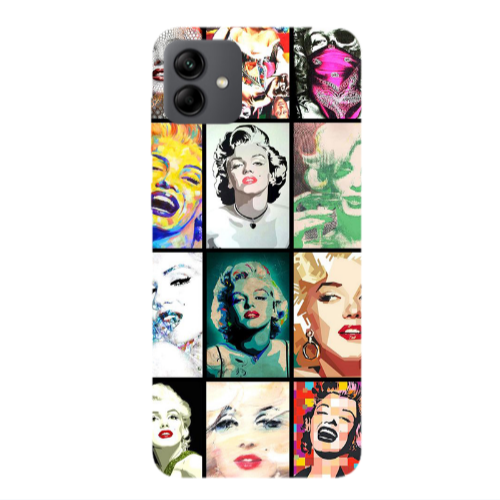 Samsung A04 Marilyn Monroe Transparent Silicone TPU Θήκη