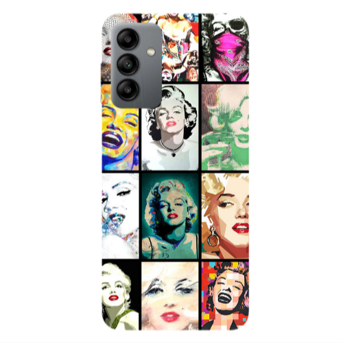 Samsung A04S Marilyn Monroe Transparent Silicone TPU Θήκη