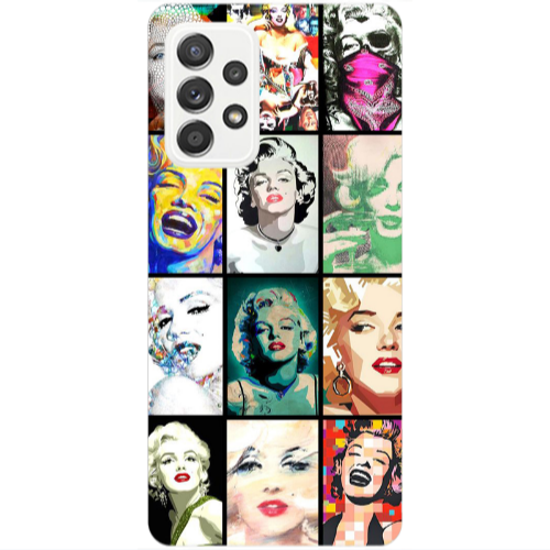 Samsung A23 Marilyn Monroe Transparent Silicone TPU Θήκη