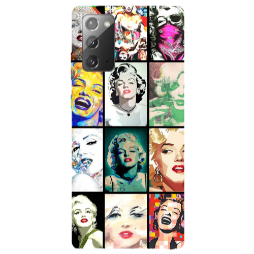 Samsung Note 20 Marilyn Monroe Transparent Silicone TPU Θήκη
